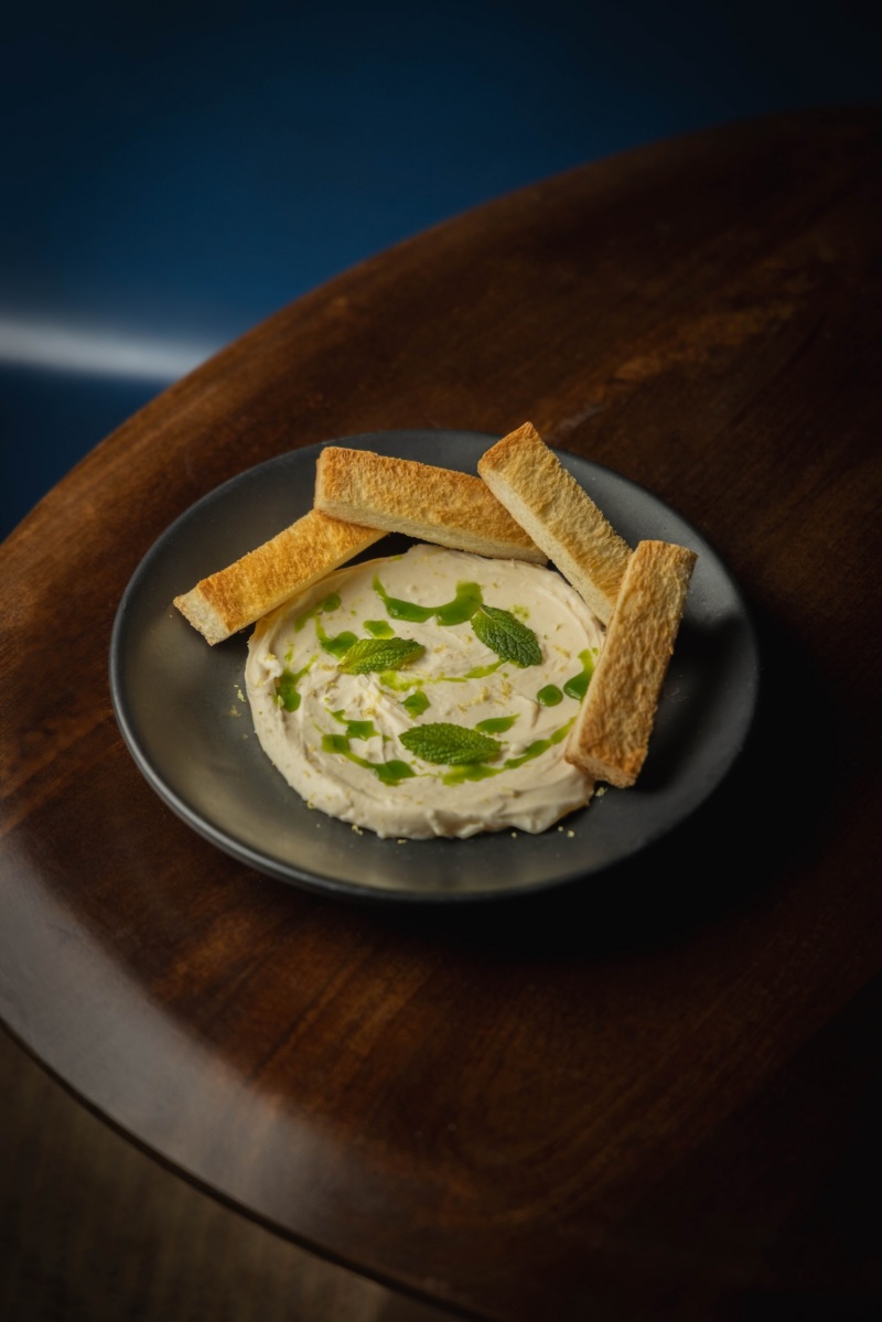 Lemon sake lees at Stone & Soil