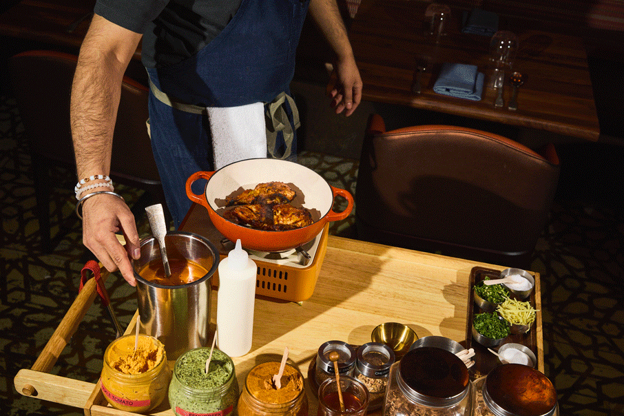 The butter chicken experience at Adda