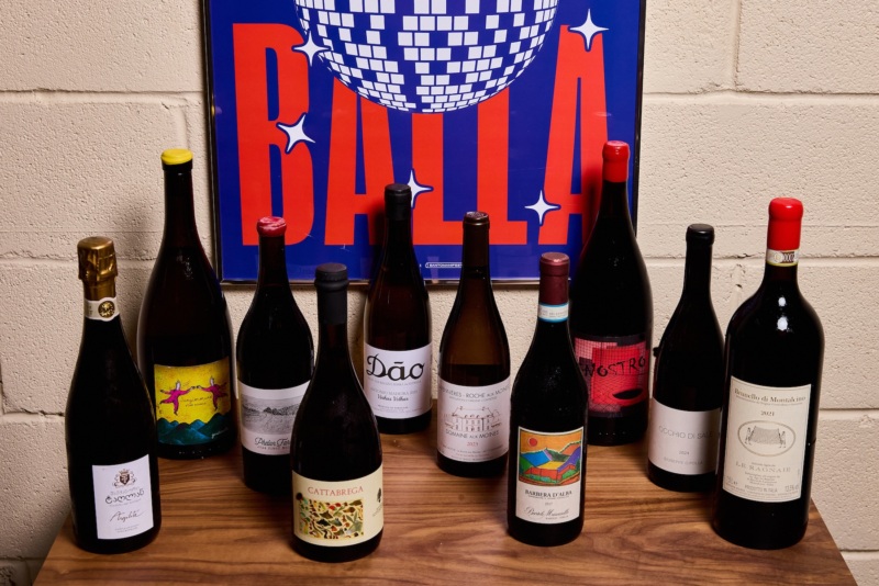 Bottles of wine at Balera