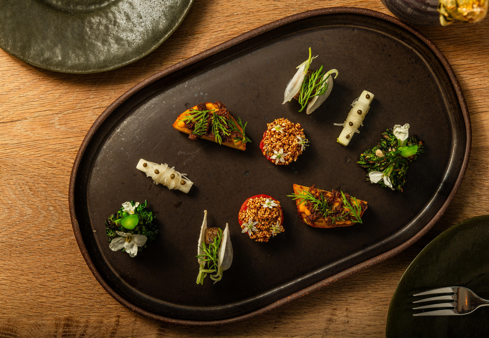 The "season's plate" at Oyster Oyster