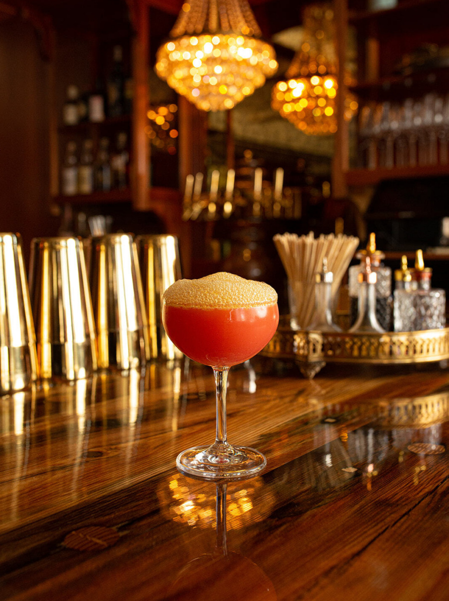 A cocktail at The Port of Call