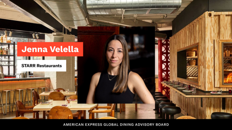 Jenna Velella, Senior Vice President of Financial Operations for STARR Restaurants