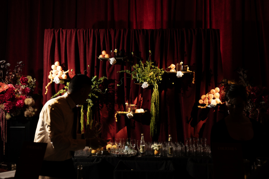 Inside the Resy Piano Bar at the James Beard Awards after-party