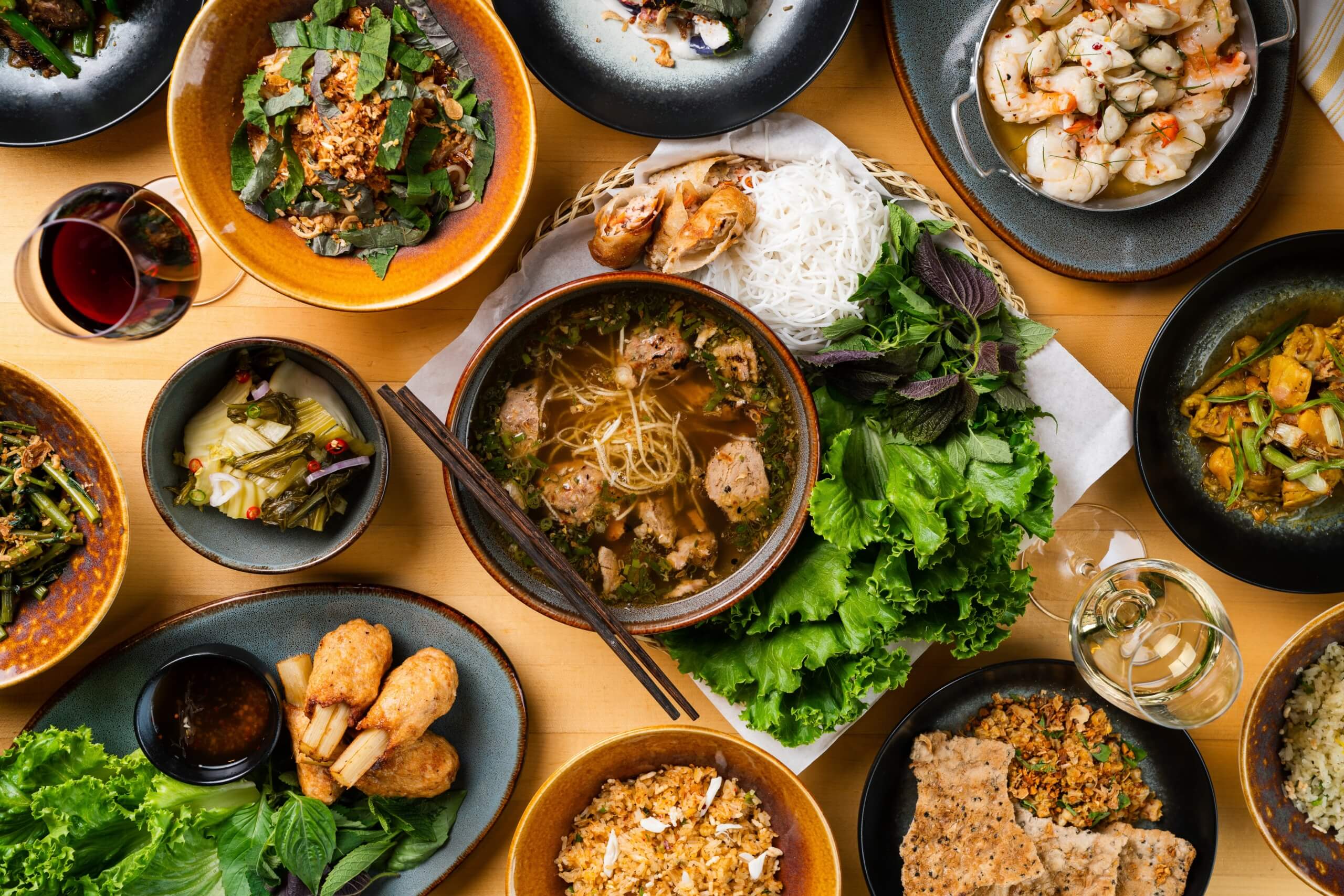 plated dishes at Haisous