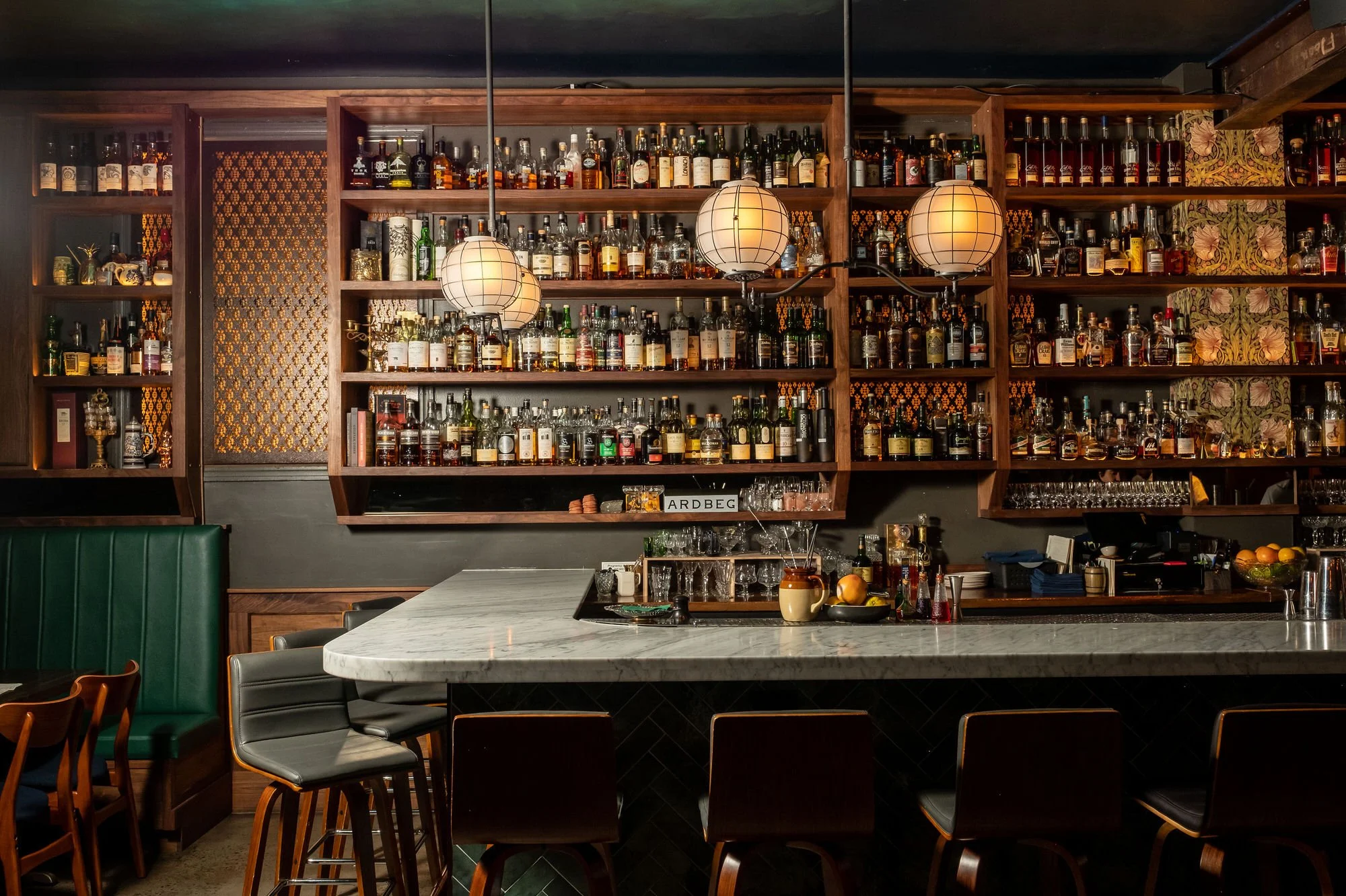 The bar at Scotch Lodge