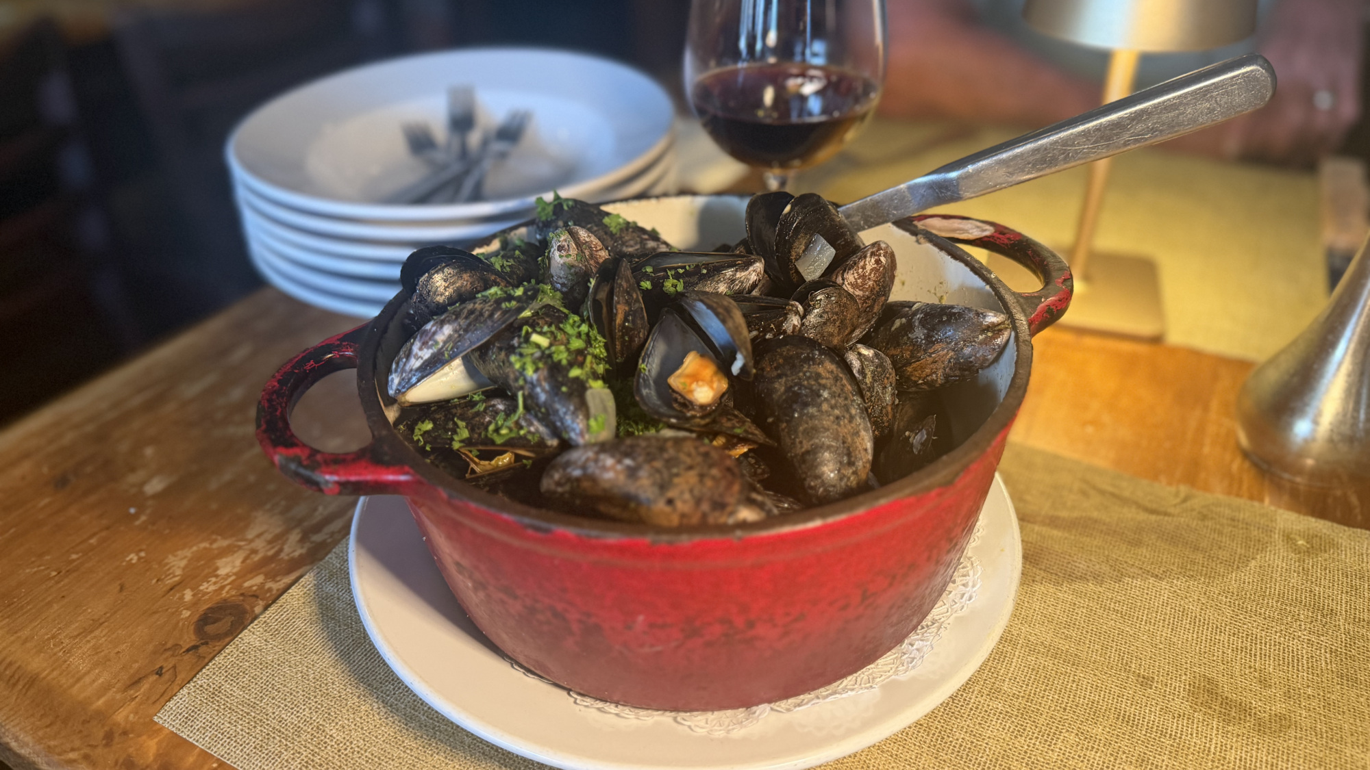 Le Bouchon du Grove mussels